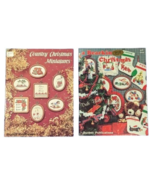 Country Christmas Miniatures &amp; Bearklin Christmas Cross Stitch Booklets ... - £10.94 GBP