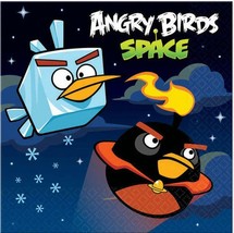 Angry Birds Space Dessert Beverage Napkins Birthday Party Supplies 16 Count New - £3.01 GBP