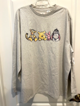 Disney Parks Winnie The Pooh and Pals Long Sleeve Striped Shirt XXL Unisex NWT - $59.39