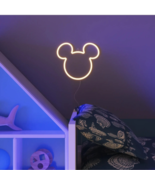 Disney Mickey Mouse YELLOWPOP LED Neon Wall Light Kids Room Decoration D... - £16.36 GBP
