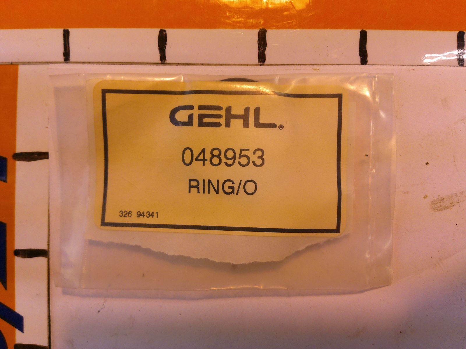 GEHL O-RING (4510 Skid Steer) 048953 - $3.00
