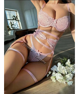 Lace Sexy Lingerie Transparent Lace Erotic Underwear Sexy Bra Set and Panty - $18.95