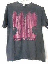 Drowning Clowns Purple on Black Band Graphic T-Shirt Unisex Sz M Jerzees... - $297.41 MXN