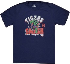 Fanatics MLB Detriot Tigers Marvel The HULK Smash Youth Graphic T-Shirt (L) NWT - £10.25 GBP