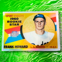 MLB FRANK HOWARD 2001 Topps Archives Reserve Refractor #132 Mint - £1.76 GBP