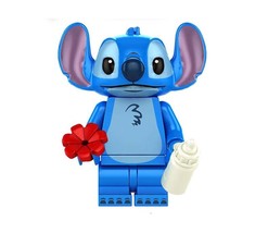 Stitch with Flower Disney cartoon Minifigure Custome - £5.13 GBP