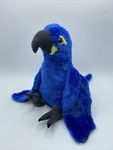 Wild Republic Plush Blue Hyacinth Macaw Parrot 11&quot; Plush - £7.76 GBP