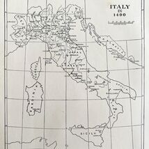 Map Italy In 1490 Print 1924 The Life Of Cesare Borgia Sabatini Ltd DWDD19 - $27.86 CAD