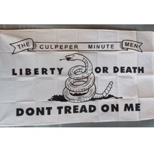 Trade Winds Usa Premium Store Culpepper 3X5&#39; Flag Don&#39;t Tread On Me Liberty Or D - £3.85 GBP