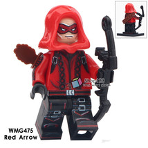 Red Arrow Roy Harper DC Superhero Arrow Movie Single Sale Minifigures Block - £2.27 GBP
