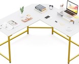 59&quot; L Shaped Desk Corner Computer Desk Gaming Table With Monitor Stand W... - £174.16 GBP