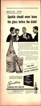 1938 Canada Dry Water Ad - Sparkle Should Never Leave nostalgic d6 - $25.05
