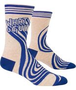 Blue Q Men's  Crew Socks "What a Guy", size 7 - 12 - $13.85
