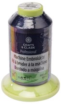 Coats &amp; Clark Professional Machine Embroidery Thread, Navy - £15.63 GBP