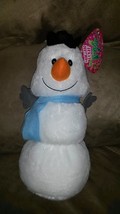 2015 CHRISTMAS SNOWMAN Brand New Plush NWT Stuffed Animal w/ Tags 14&quot; SU... - $187.52 MXN