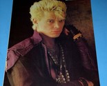 Billy Idol No.1 Magazine Color Photo Clipping Vintage October 1984 UK - £16.07 GBP