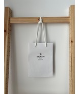Balmain Paris Hair Couture Shopping Empty Paper Gift Bag White - $27.12 CAD