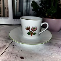 Porsgrund Norway Mountain Flower Glacier Buttercup Little Cup &amp; Saucer Set - £12.59 GBP