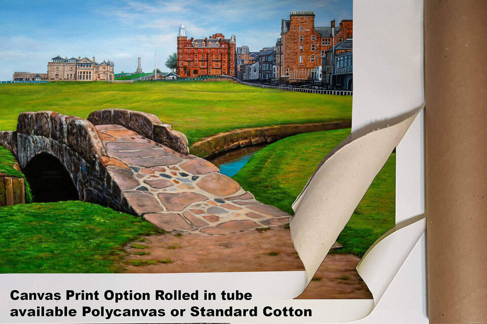 St Andrews Links Open Championship British Swilcan Bridge Swilken Art Print 2 Item image 5