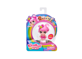 Kindi Kids Minis Donatina Posable Bobblehead Figure Doll With Glittery Eyes - £14.76 GBP