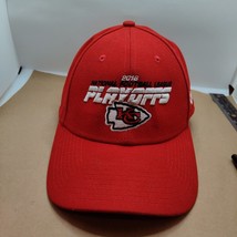 Kansas City KC Chiefs New Era 9 Forty Cap Hat Red KC Arrowhead 2016 Play... - $12.98