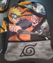 NARUTO Backpqck Shippuden Bioworld 2 Piece Set 17&quot; With Lunch bag - £7.07 GBP