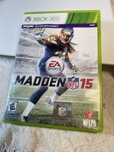 Madden Nfl 15 Microsoft Xbox 360, 2014) Game Disc And Case Fast SHIPPING-tested - £4.70 GBP