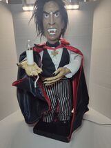 Vintage 1987 Telco Animated Large Dracula Vampire Halloween Statue Decor... - €67,86 EUR