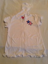 July 4th Size 24 mo Penny M swimsuit cover dress hoody patriotic ruffle ... - $13.79
