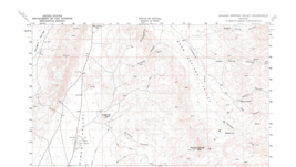 Spanish Springs Valley Quadrangle Nevada 1957 Topo Map USGS 1:62500 Topographic - £17.25 GBP