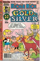 Richie Rich Gold and Silver Comic Book #33 Harvey Comics 1981 VERY GOOD+ - £1.79 GBP