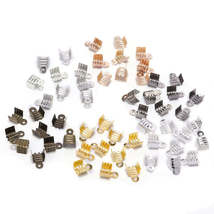 Cord End Tip Fold Over Three-wire Clasp, 200pcs - £1.89 GBP+