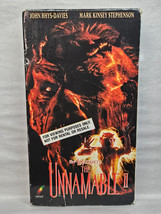 VHS the Unnamable II / Final Shot the Hank Gathers Story SLOW PROMO SCRE... - $8.95