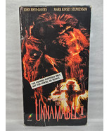 VHS the Unnamable II / Final Shot the Hank Gathers Story SLOW PROMO SCRE... - $8.95