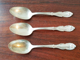 Vintage Antique W.R. Silverplate Set of Three (3) Spoons - £9.43 GBP