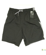 Nike Board Shorts Mens Black Striped Surf Swim Trunks Pocket Size L NEW - £13.80 GBP