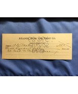 1925 Atlantic Bank And Trust Co. Daytona Beach  Florida Obsolete Check C... - $19.78