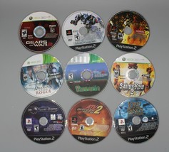 Lot of 13 (7 Xbox 360 &amp; 6 PlayStation 2) Discs Do Not Work For Parts Only As Is - £15.56 GBP