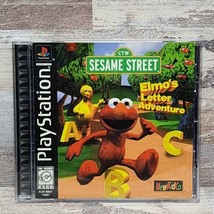 Sesame Street: Elmo&#39;s Letter Adventure (PS1) Complete w/ Manual + Reg - Tested  - £7.29 GBP