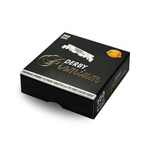 DERBY TOKAI Swedish Steel 100 Half Razor Blades, Premium Black - $6.91