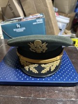 US Army LT. Colonel Officers Dress Visor Hat Cap - Flight Ace 7 1/2 - $59.39