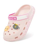 Azooken Kids Cute Clogs Slippers Pink Size 34 Lightweight Outdoor Shoes - €7,97 EUR
