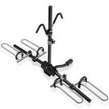 2-Bike Hitch Mount Bike Rack for 1-1/4 Inch or 2 Inch Receiver-Black - Color: B - £141.54 GBP