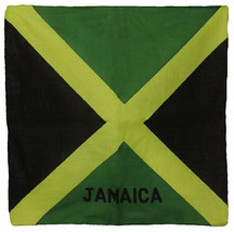 22&quot;X22&quot; Jamaica 100% Cotton Bandana - £11.00 GBP