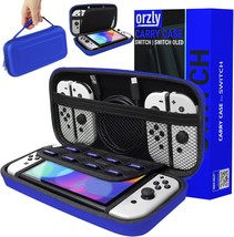 Orzly Carrying Case For Nintendo Switch Oled And Switch Console - Midnight Blue - £35.92 GBP