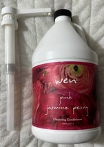 Wen Pink Jasmine Peony Cleansing Conditioner 128oz / Gallon Bottle &amp; Pum... - £188.77 GBP
