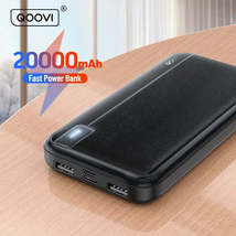 QOOVI 20000mAh Power Bank - High Speed Charging External Battery Pack - £15.51 GBP+