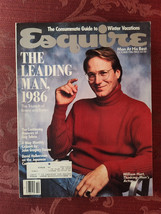 ESQUIRE October 1986 William Hurt Harrison Ford Walter Payton Gay Talese - £20.14 GBP