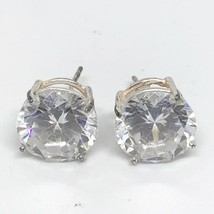 Orecchini Vintage In Argento Sterling .925 Con Zirconia Cubica CZ - $39.59