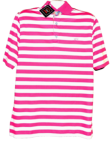 Paul &amp; Shark Yachting Pink White Stripes Men&#39;s Cotton Italy Polo T-Shirt... - £80.33 GBP